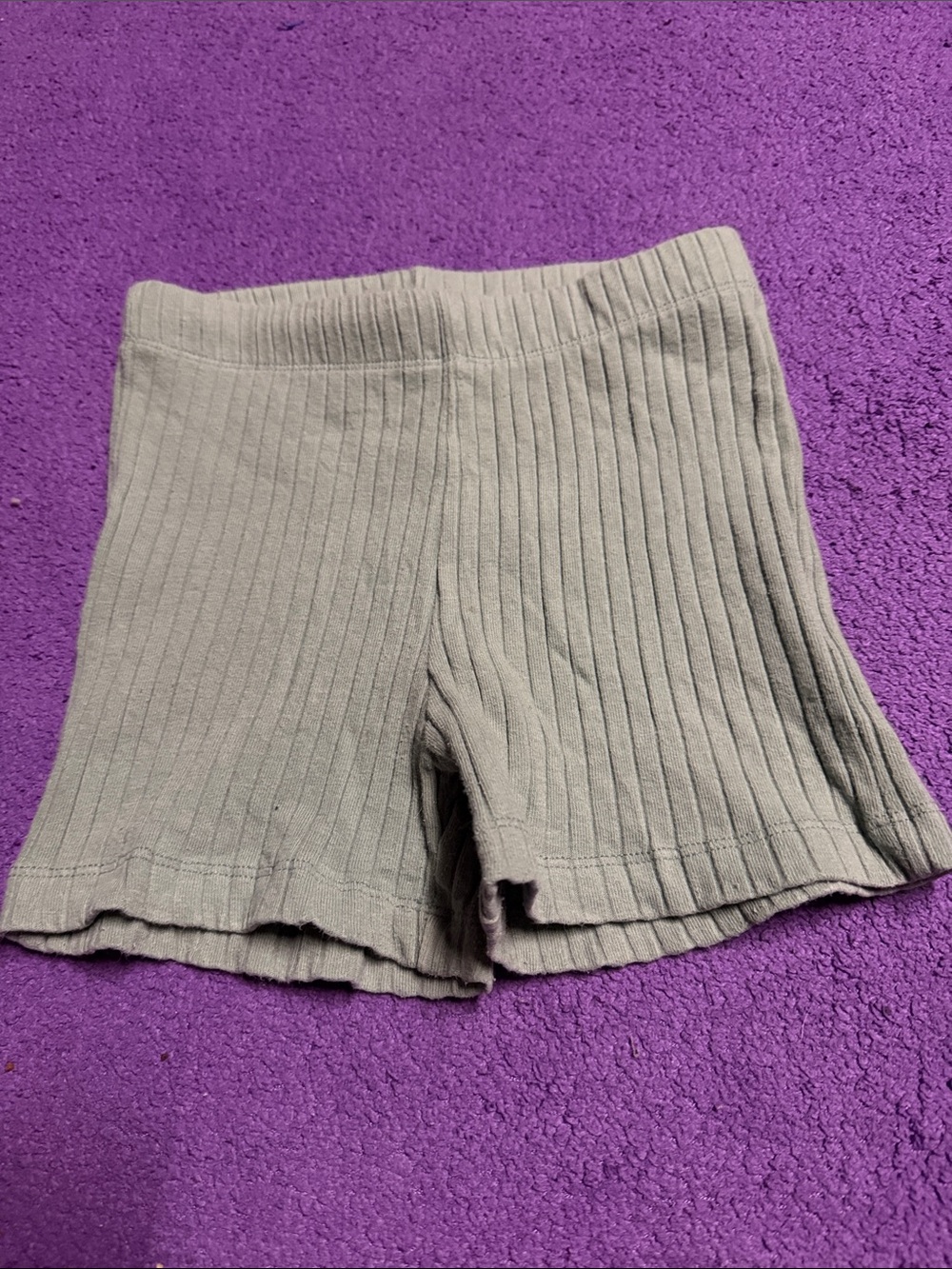 kate quinn Ribbed Bike Shorts in Sage Green